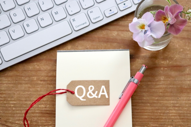 お花の教室に関するQ&Aをイメージする画像