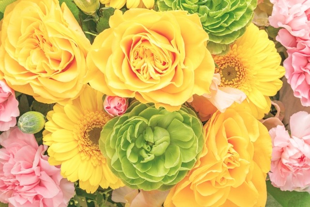 初心者でも作れるフラワーアレンジメントの画像