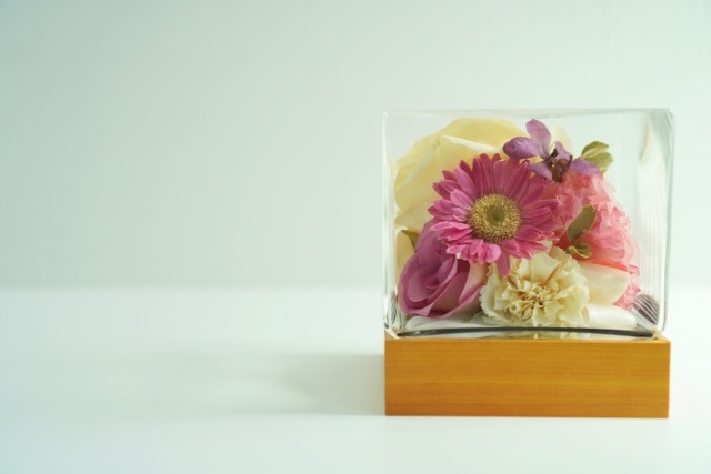 プリザーブドフラワーのギフト