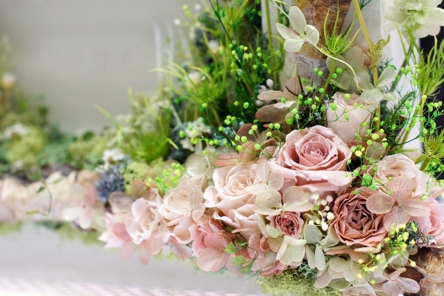 プリザーブドフラワーの画像